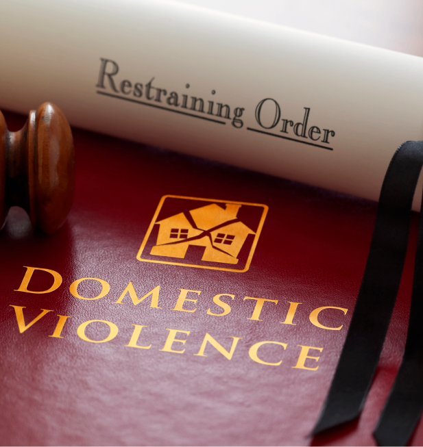 GettyImages-486263577 Restraining order and domestic violence document.